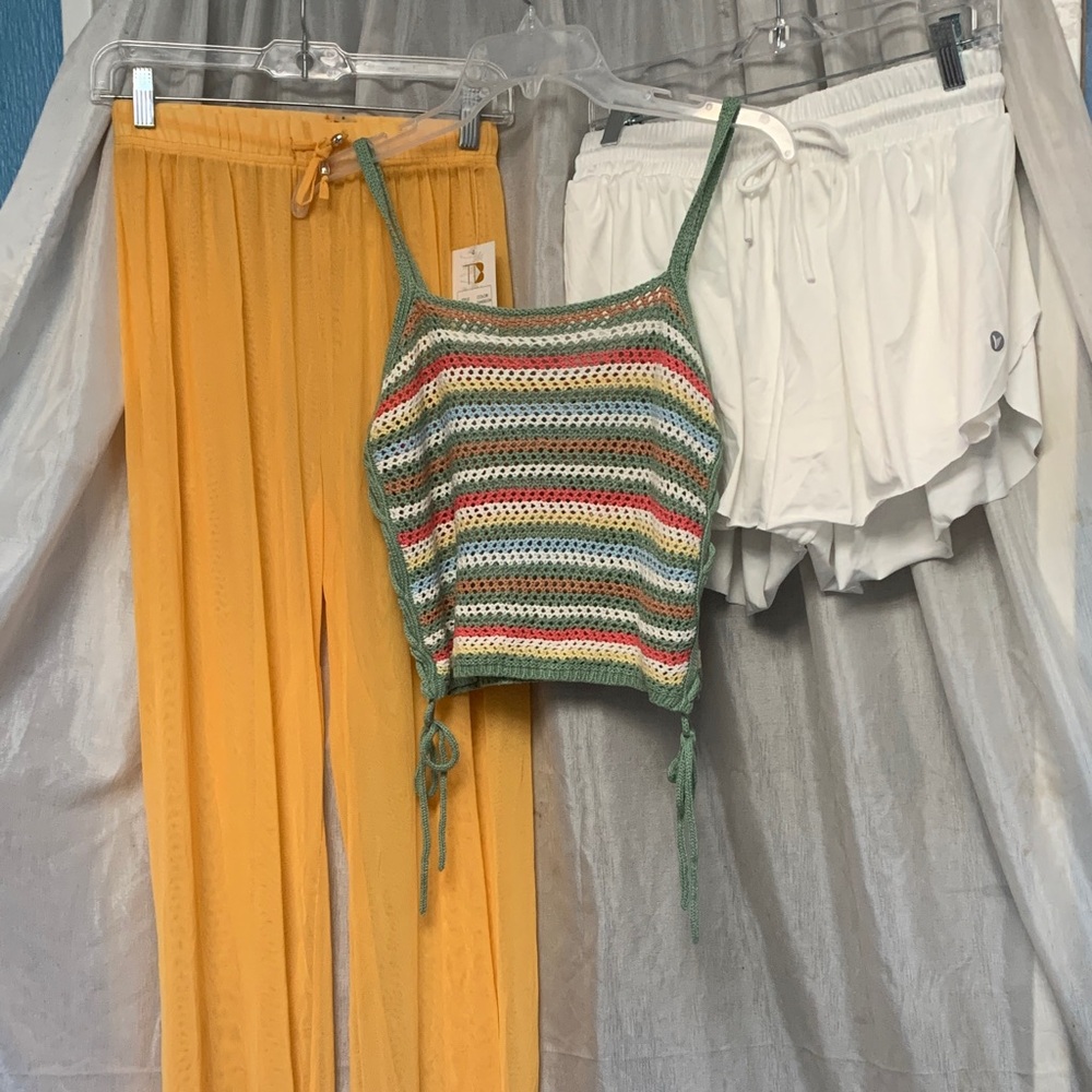 TiniBikini Dandelion Yellow and Mint Green Set